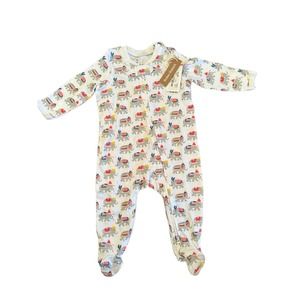 Roller Rabbit Baby RARE Christmas Elephant Footie Pajamas BNWT Rare find